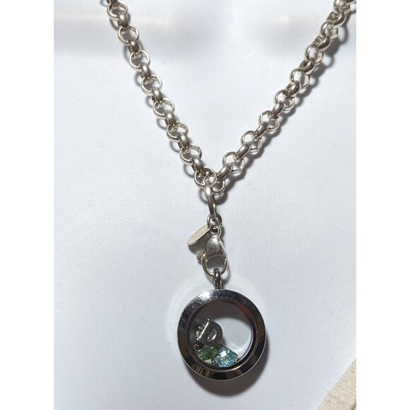 Origami Owl Silver Floating Locket Necklace - Picture 9 of 9